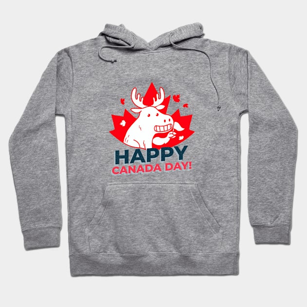 Happy Canada day Hoodie by YaiVargas